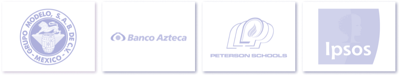 Grupo Modelo, Banco Azteca, Peterson Schools, Ipsos